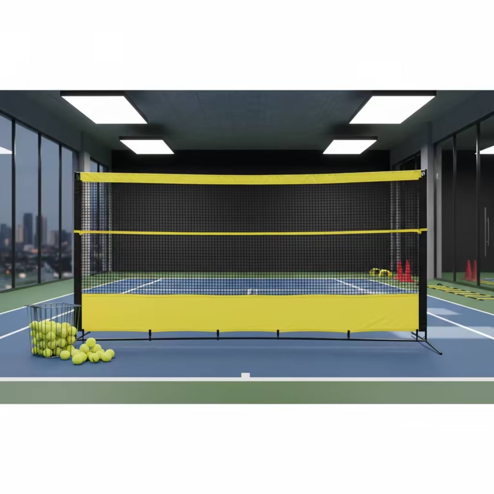 Sports Equipment Training - شبكة ارتداد التنس مع حقيبة، شبكة