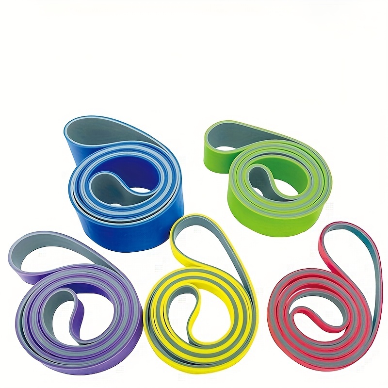 Sports Equipment Used - شريط مطاطي لممارسة اليوجا ثنائي اللون