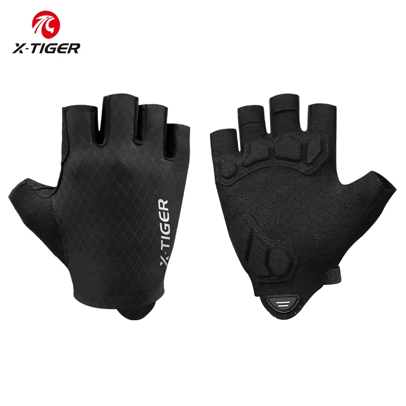 Xin Sports Equipment - X-TIGER قفازات ركوب الدراجات نصف إصبع