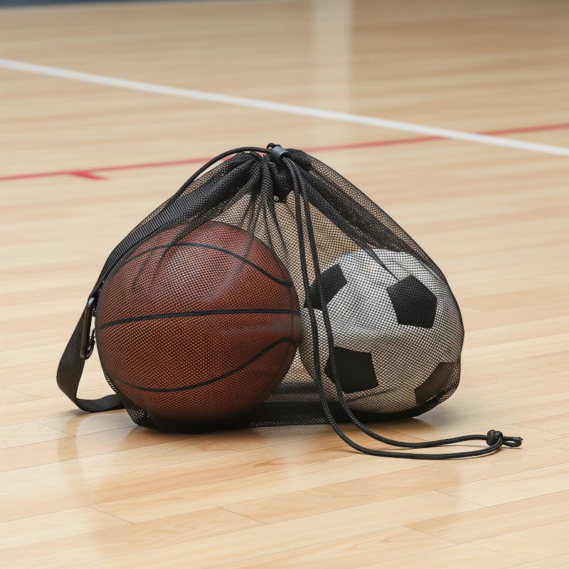 Sports Equipment Basketball - حقيبة معدات التدريب الرياضي بتصميم شبكة