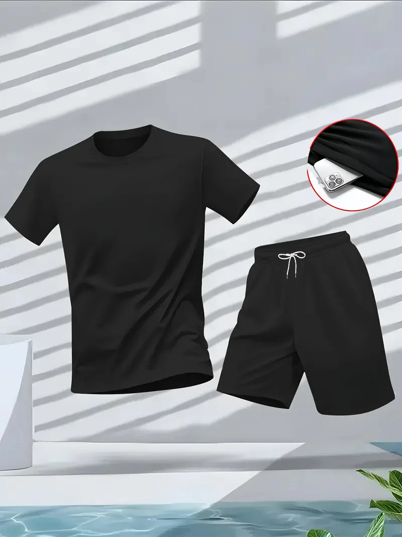 Sports Equipment Set - طقم بدلة رجالي من قطعتين، تصميم