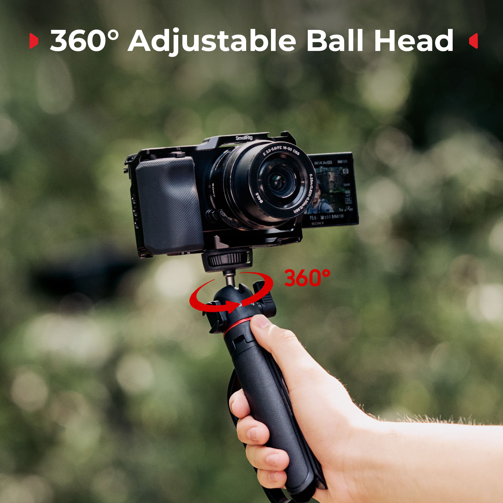 Lacrosse Stick Head - حامل ثلاثي القوائم SmallRig VT-15 على