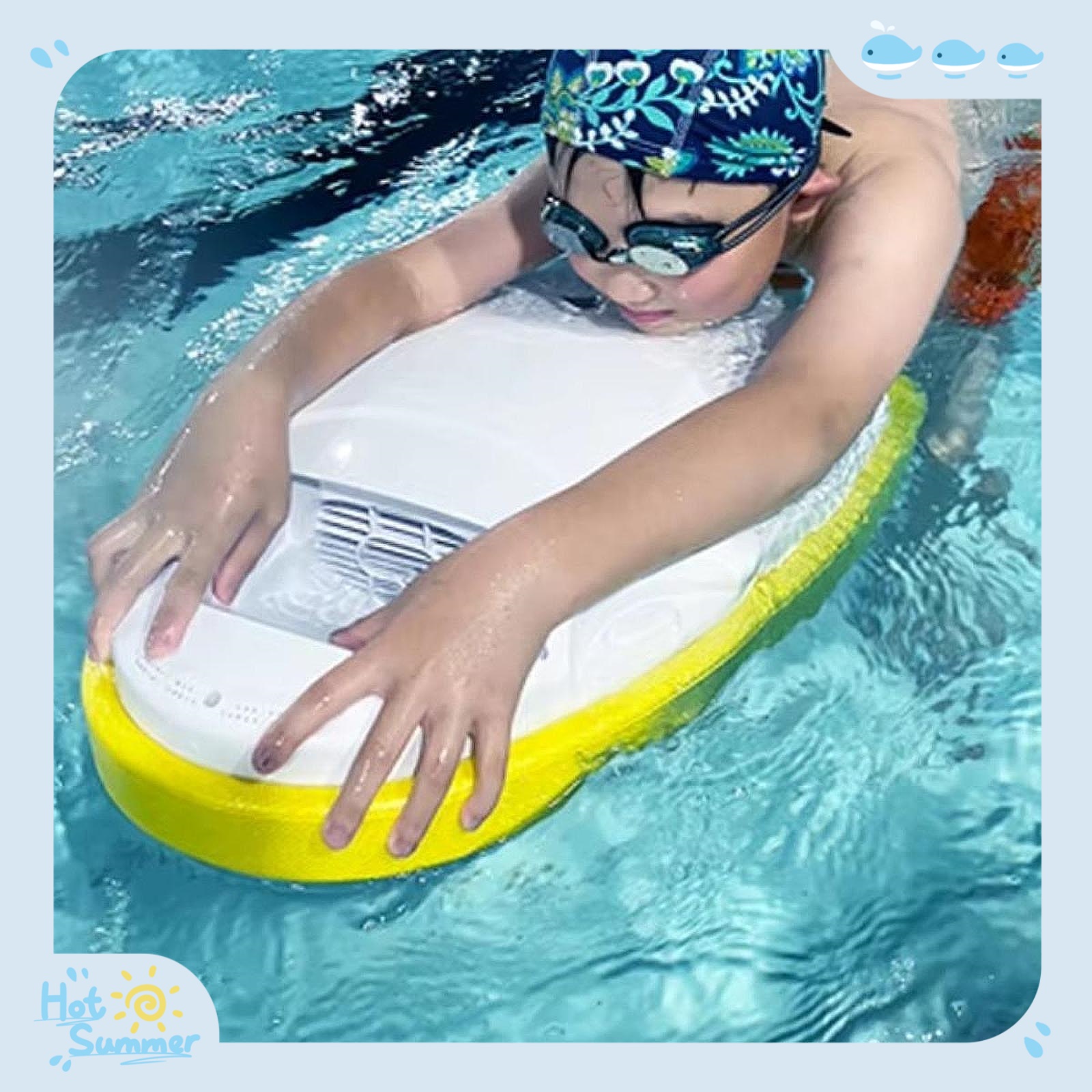 Swimming Kickboard - لوح سباحة كهربائي للمبتدئين الوالدين والطفل