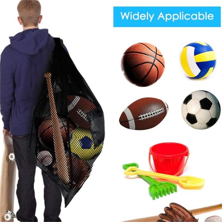 حقيبة رياضية شبكية كبيرة مع أش - مراجعة Sports Equipment Volleyball وسعره