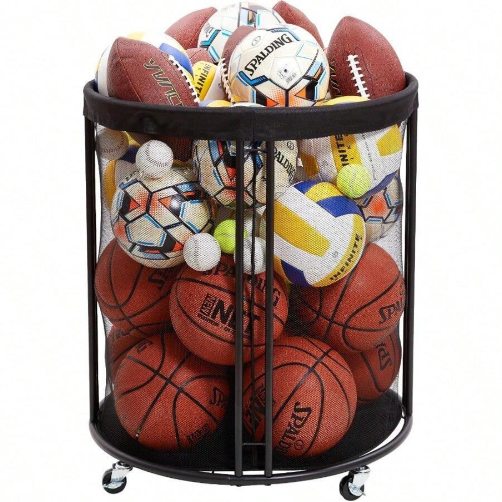 عربة تخزين كرات متينة لكرة الق - مراجعة Sports Equipment Basketball وسعره